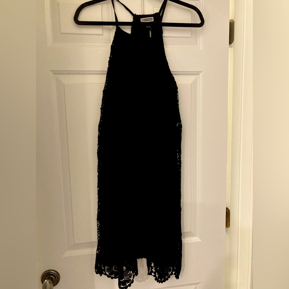 Chelsea28 Black Lace Dress